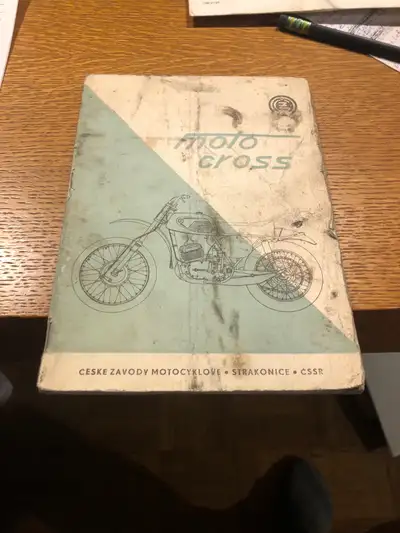 CZ Motorcycle Motocross 1971/ 72 operators manual, View more