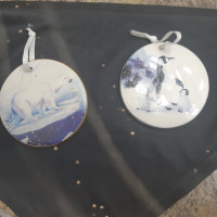 Christmas ornaments both for $5