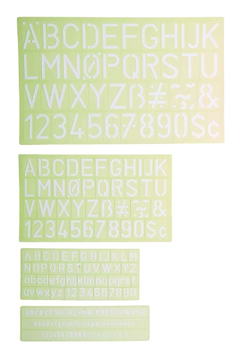 Lettering Stencil Kit in Hobbies & Crafts in Barrie