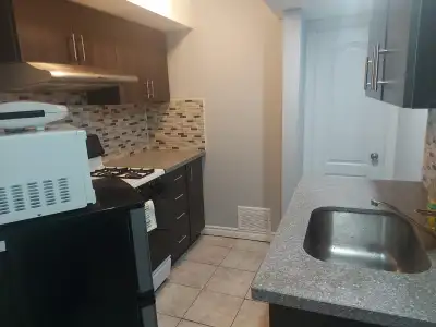Brampton furnished Shared Basement Room for rent in the basement Shared kitchen and bathroom with se...