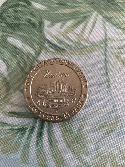 vintage Casino Flamingo 1$ -50 anniversary coin, View more