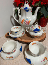 Vintage Chodziez porcelain tea set