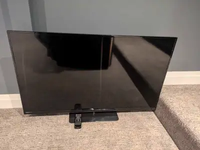 50" VIZIO TV with remote, View more