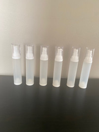 6 x 50 ml Airless Pump Bottles - $10 for all