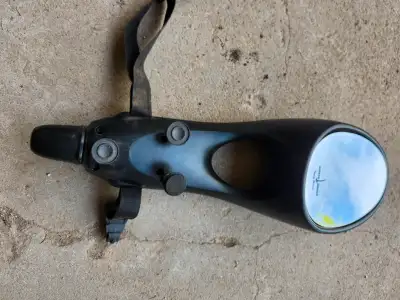 Towing mirror. Strap on attach style. (Qty 1) Easy attach mechanism... spin the knob to tighten, pul...