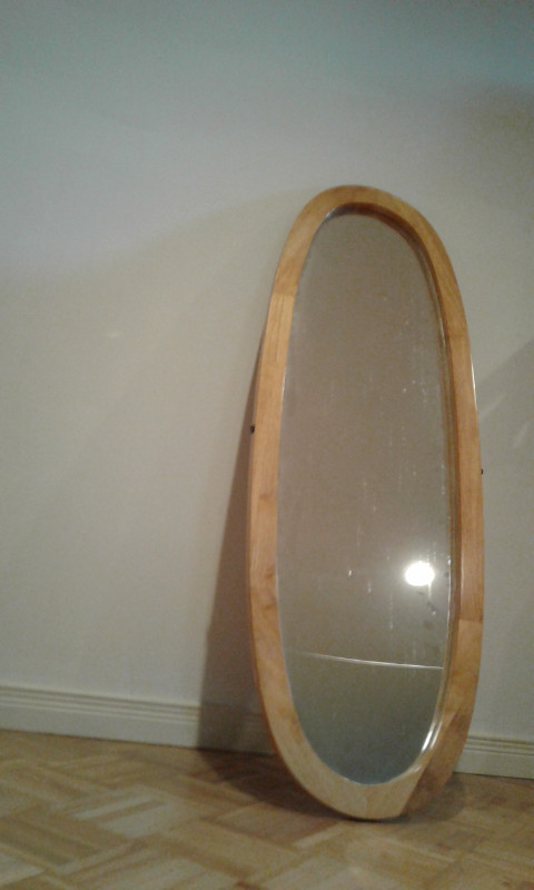 48" x 17" MIRROR - maple wood frame in Home Décor & Accents in Cambridge - Image 2