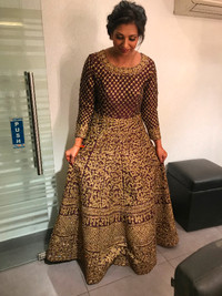 Indian Reception Outfit Gown