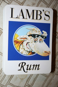 LAMB'S RUM PLAYING CARDS almost new, complete set w/jokers 80's?