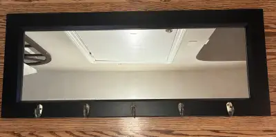 Mirror with Hooks, View more