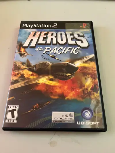 PS2 Heroes of the pacific Game no manual Pick up in Kitchener