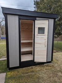 Outdoor Electric Sauna! Modular Build (can also be Customized)
