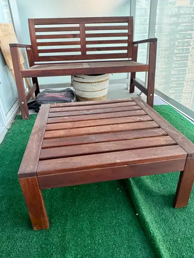 Ikea outside bench, View more