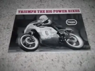 For sale: 1973 Triumph Motorcycle Models Brochure in very good condition... This brochure folds out...