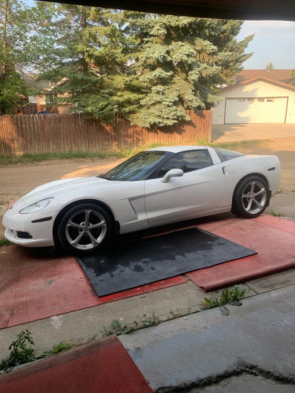 2005 Corvette: Z51 package-Rare Red Leather.