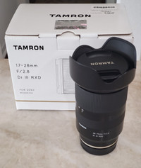 like new tamron 17 28 2.8 for sony a7 iv, sony a9, sony a1