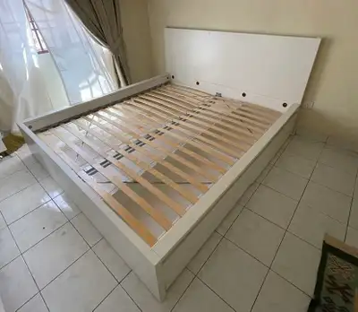IKEA Malm King Size Bed Frame and 2 Drawers White, View more
