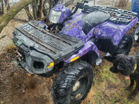 Mid 2000s polaris 500, brand new tires..no papers..as is 1000.00