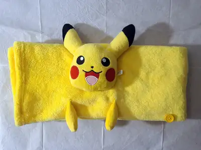NWOT - Pokemon Pikachu (32"x28") Bath Shower Baby Towel, View more