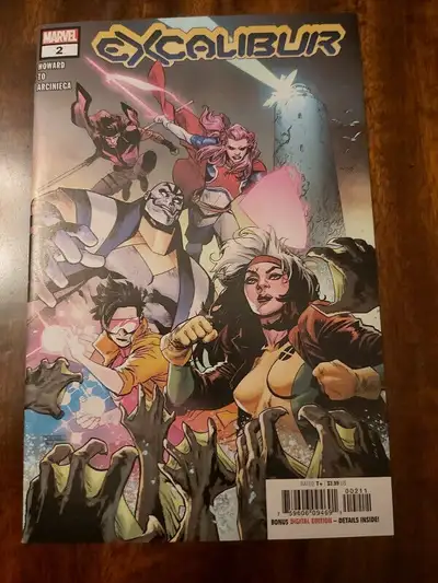 EXCALIBUR #2 MARVEL COMICS 2020 HOWARD, TO, ARCINIEGA, VF/NM., View more