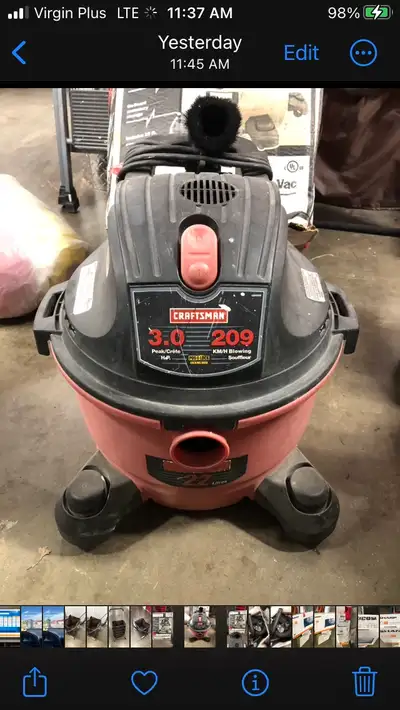 Craftsman 22L Wet/Dry Vacuum, View more