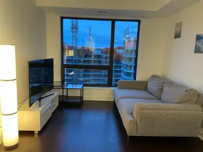 Fully Furnished New 1-Bedroom Suite at “The Moon” Downtown!