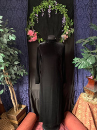 2000s Black Velvet Maxi Gown size medium
