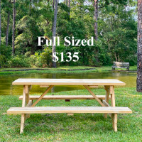 Full Sized Picnic Tables