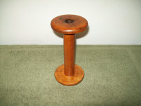 Antique large wood spindle