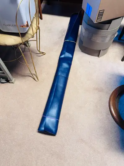 Roll of Blue Vinyl, View more