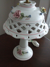 Morretto Mozdb Porcelain Lamp Made in Italy (signed)