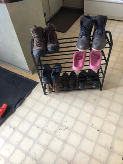 rack à chaussures en plastique,4 tablettes, View more