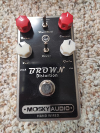 Mostly brown distortion pedal 