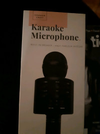 Karaoke Wireless Bluetooth Microphone/NEW sealed