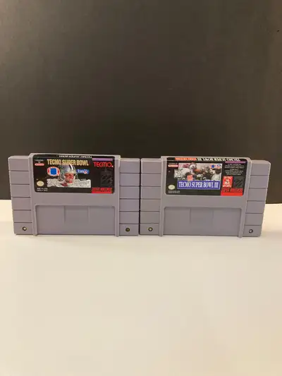 SNES Games - Original Tecmo Bowl and Tecmo Bowl lll, View more