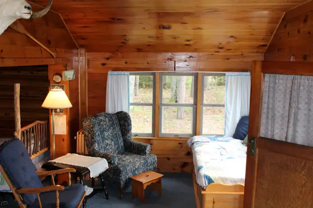 Lake view Beautiful private log cabin. Relax, retreat, sun, sand in Ontario in Canada - Image 9