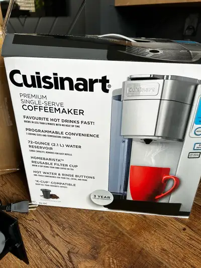 CUISINART Premium SingleServe Coffeemaker-NEW, View more