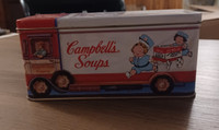 Campbells Soup Bus Storage Container Tin