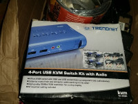 trendnet 4 port kvm switch with $50 also have many of ther kvm w