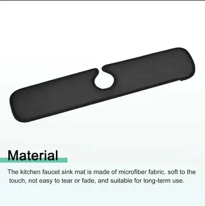 Kitchen Faucet/Sink Mat Water Protection, View more