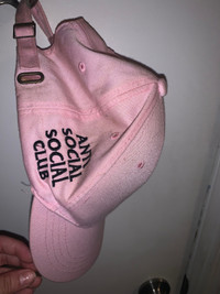 Anti Social Club Pink Hat 