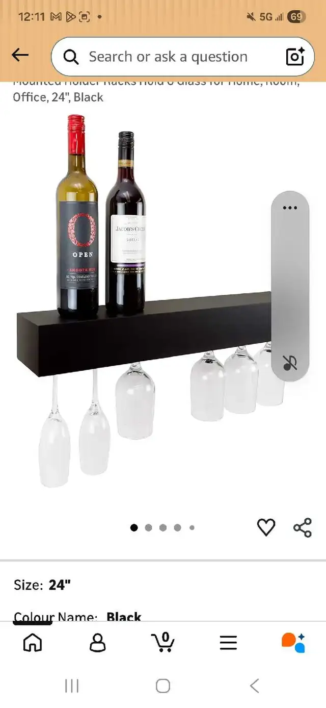 Wall Mounted Wine Rack482731336674191360