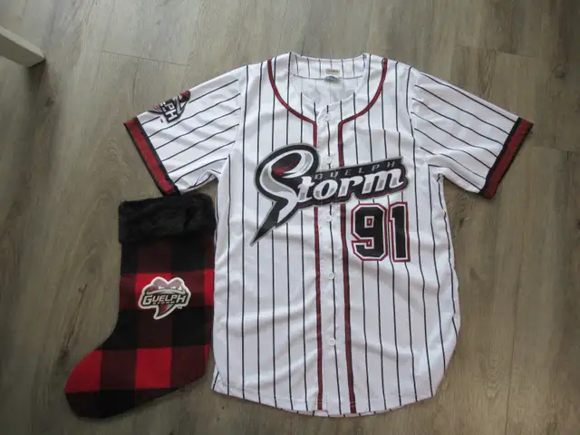 Christmas Stocking Guelph Storm Hockey 16 x 7 & Shirt BRAND NEW