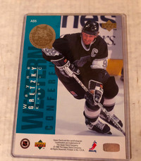 1995-96 UD NHL All-Stars #AS5 Wayne Gretzky / Mario Lemieux