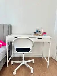 IKEA study table and chair set