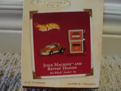 Hot Wheels Ornament Juice Machine and Revvin Heaven, View more
