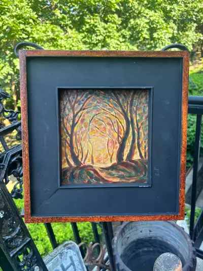 Original oil on hardboard by Sami Suomalainen (1941–2019), the acclaimed Finnish-Canadian artist. Ti...