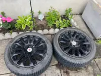 2 Winter tire with rims 235/50/18