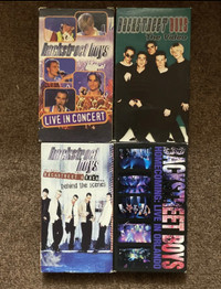 Backstreet Boys Lot of Five Video Cassettes VHS