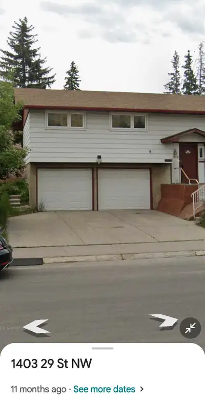 Parking across foothills on the driveway less than a three minute walk to the main building. Perfect...