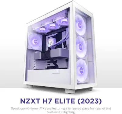 Custom built NZXT H7 ELITE with RTX4090. Was used for video editing and work. In like new conditions...
